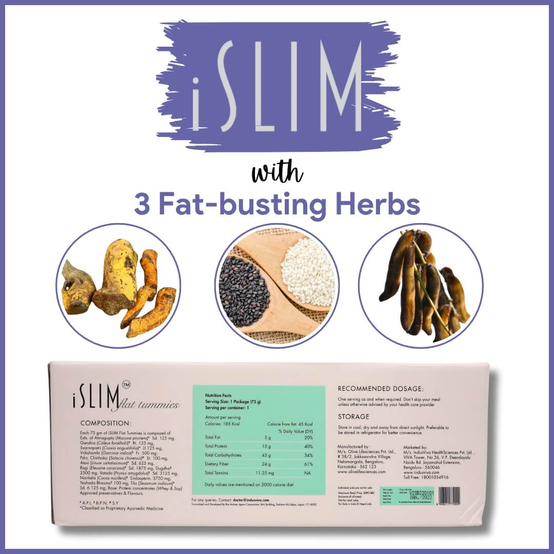 Indusviva I Slim Flat Tummies Bar