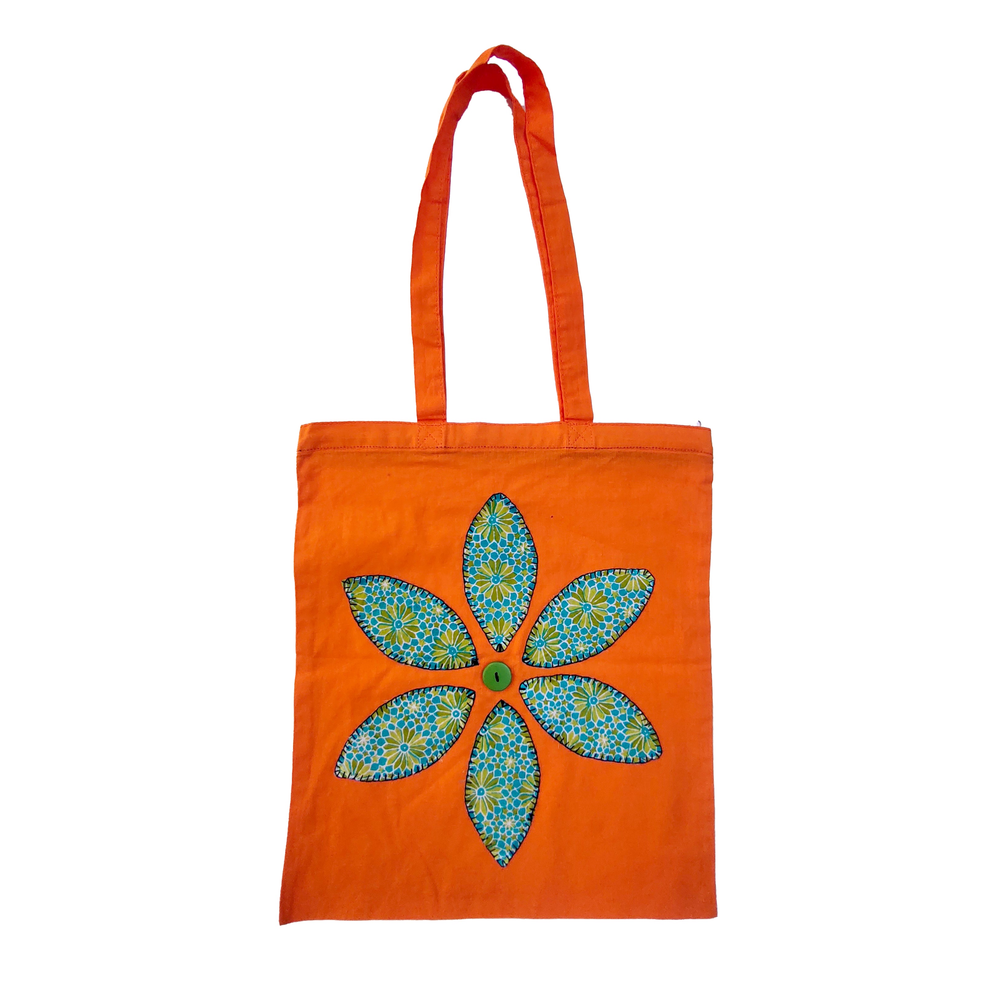 Applique cotton Tote bag Flower – Munch and Mull